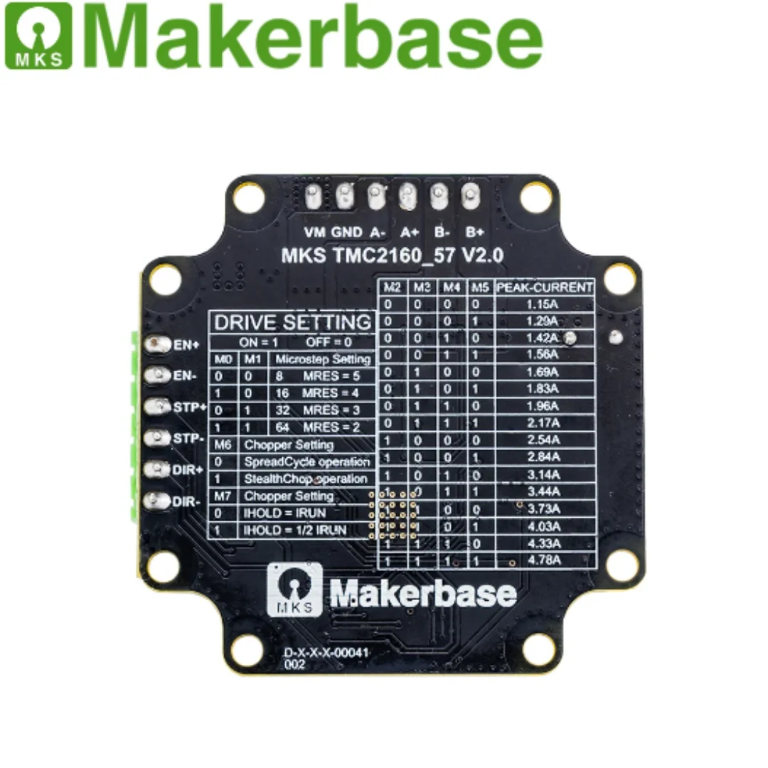 Makerbase MKS TMC2160-5160_57 모터 드라이버 (3D 프린터용 대전류-초저소음) [Makerbase-12]