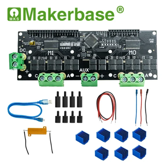 Makerbase ODrive3.6 FOC BLDC 서보 단일 모터 컨트롤러 [Makerbase-07]