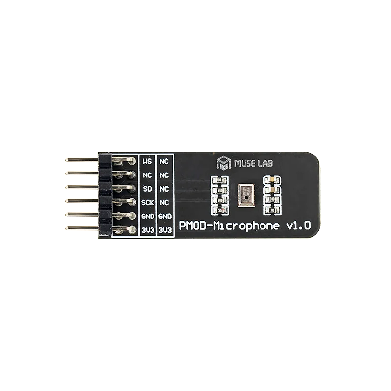 PMOD-Microphone 확장 보드-FPGA 확장 모듈-디지털 마이크-표준 PMOD 인터페이스 | I2S 프로토콜 [MUSE-LAB-44]