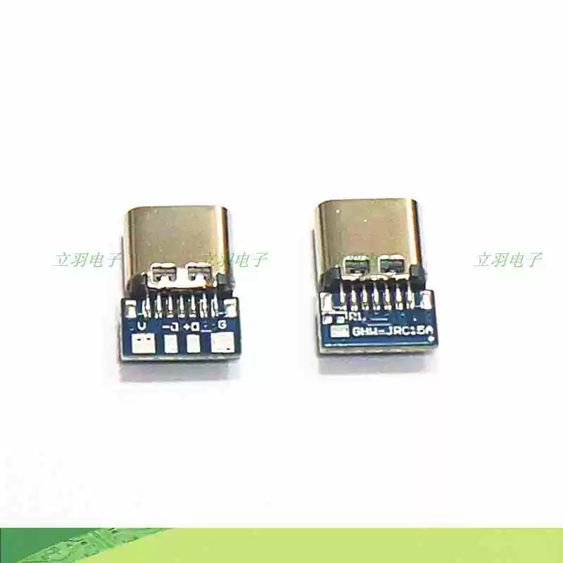 TYPE C 버스바 USB 3.1 전면 및 후면 플러그 용접 PCB 보드 테스터 보드 TAP 커넥터 50PCS [ZCF021-001]