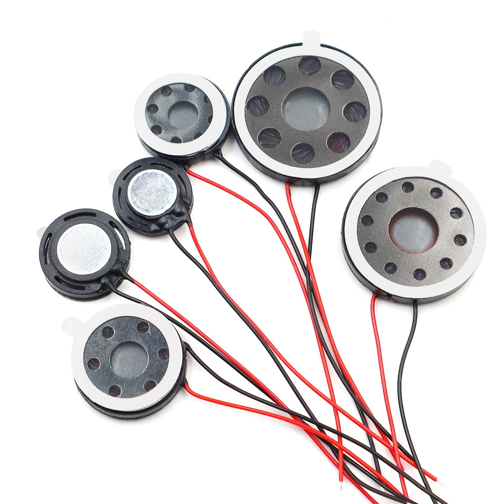 17플라스틱-8Ω1W-L60MM 트럼펫 라인 라운드 플레어 5PCS [ZLA032-004]