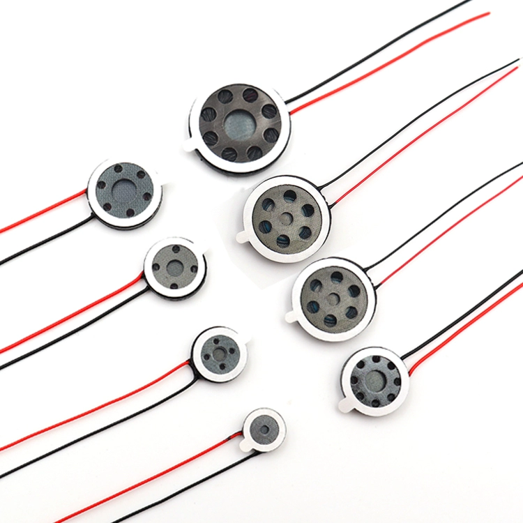 17플라스틱-8Ω1W-L60MM 트럼펫 라인 라운드 플레어 5PCS [ZLA032-004]