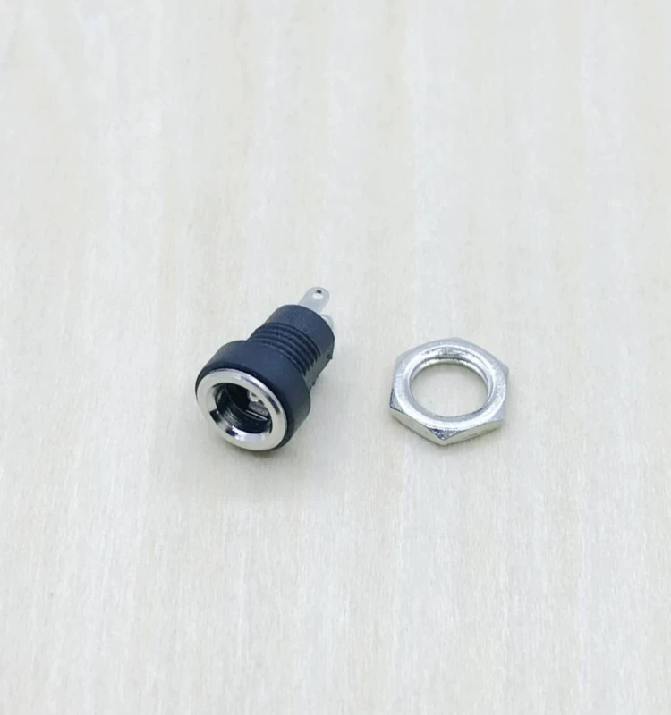 dc 전원 콘센트 dc022b 전원 마스터 콘센트에 너트 구멍이 5.5x2.1인심 2.1mm 설치되어 있다 10PCS [ZCH008-010] 
