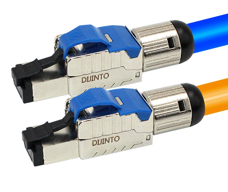 툴프리 네트워크 커넥터 (CAT6A-CAT7-CAT8 5G-10G-40G 지원) 공구 없이 설치 가능한 고속 이더넷 RJ45 커넥터 [ZCD095-010]