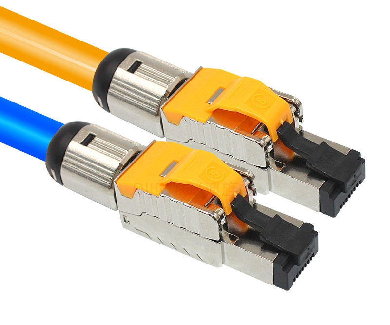툴프리 네트워크 커넥터 (CAT6A-CAT7-CAT8 5G-10G-40G 지원) 공구 없이 설치 가능한 고속 이더넷 RJ45 커넥터 [ZCD095-010]