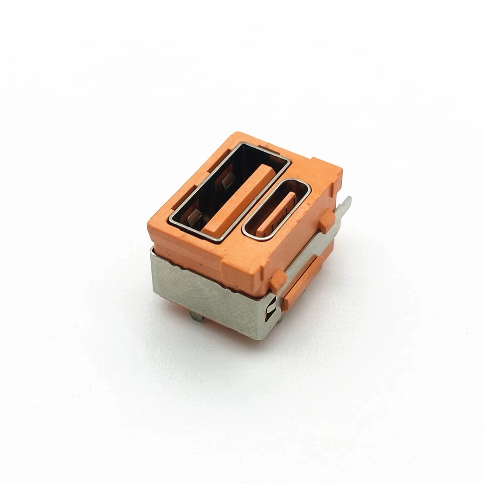 TYPE C C타입 암커넥터 88W 이중 레이어 인터페이스 (USB+TYPE C이중 포트) 2-in-1 허브 화웨이 88W 고속충전 [ZBN001-003]