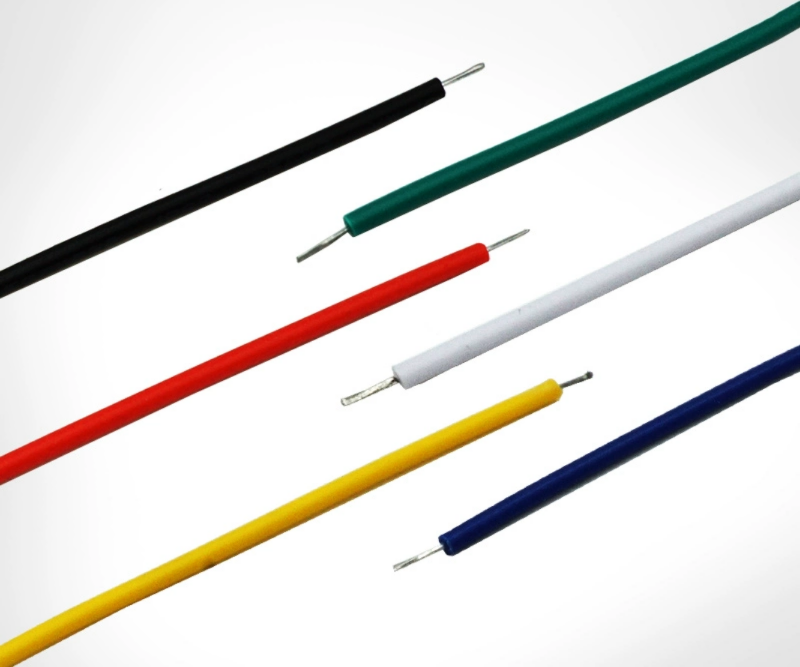 UL1007 26AWG 50mm 양두주석도금연결라인 1000pcs [ZCE063-002]
