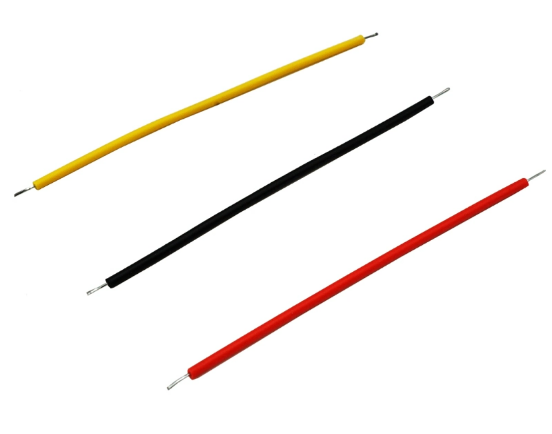 UL1007 24AWG 50mm 양두주석도금연결라인 1000pcs [ZCE062-001]