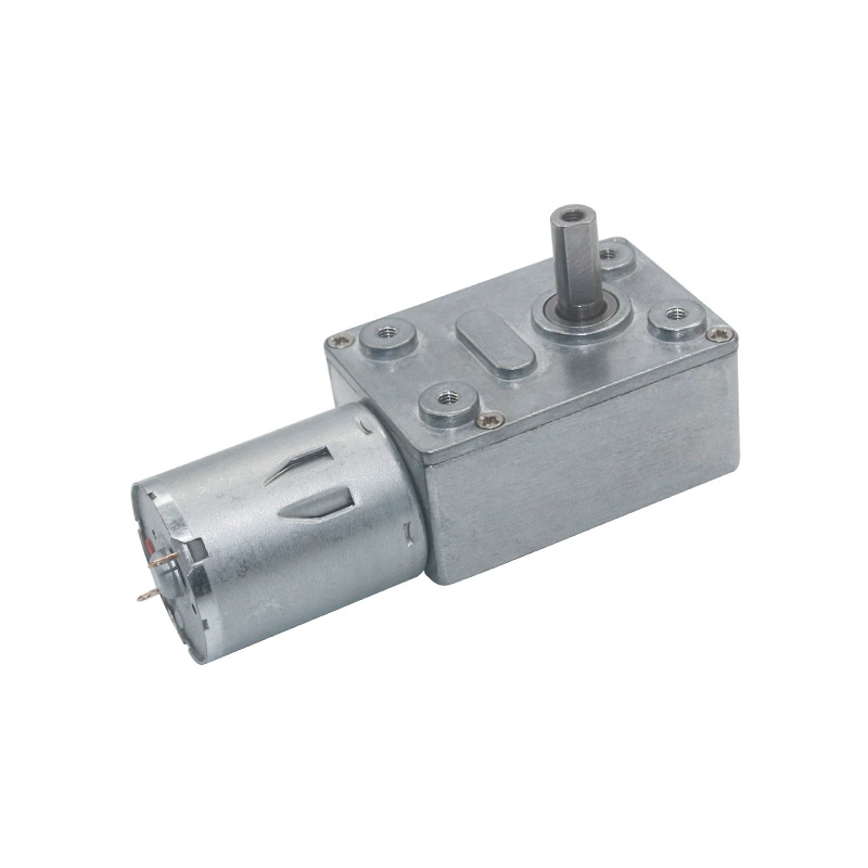 JGY-370 웜기어 감속 모터 (12V 저속-6V 자동잠금-24V 고토크 미니 모터) [ZMA029-003]