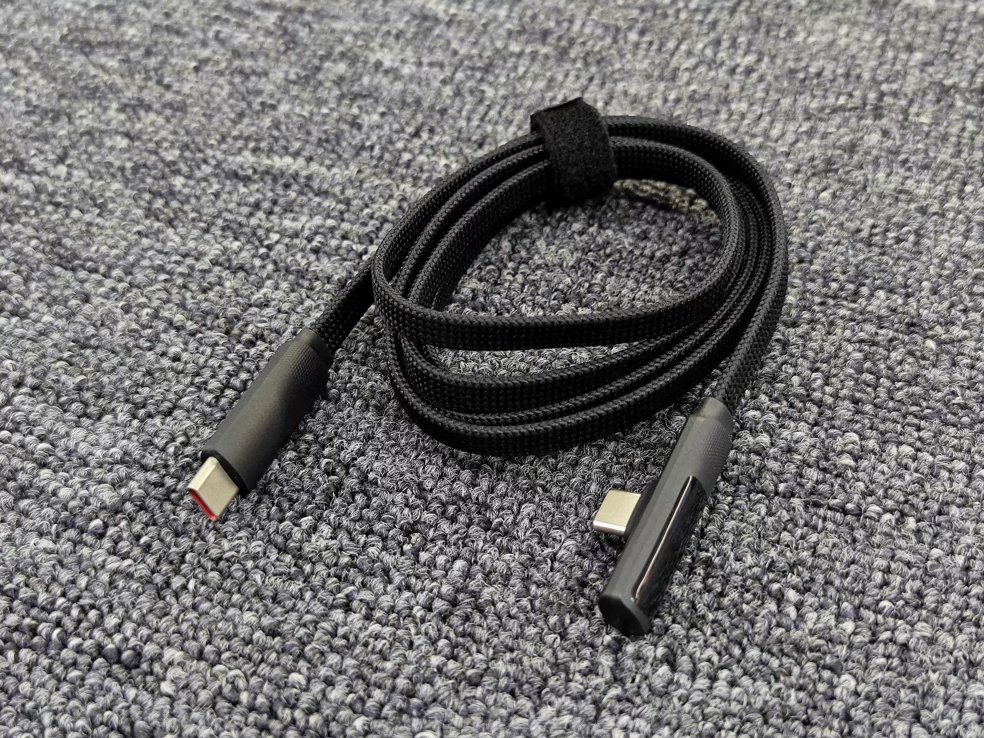 100W PD 고속충전 평면 케이블 (더블 Type-C 단자)-삼성 샤오미 화웨이 iPhone15 iPad Air iPad Pro Mac 초경량 노트북 호환 1.2M [ZBL034-105]