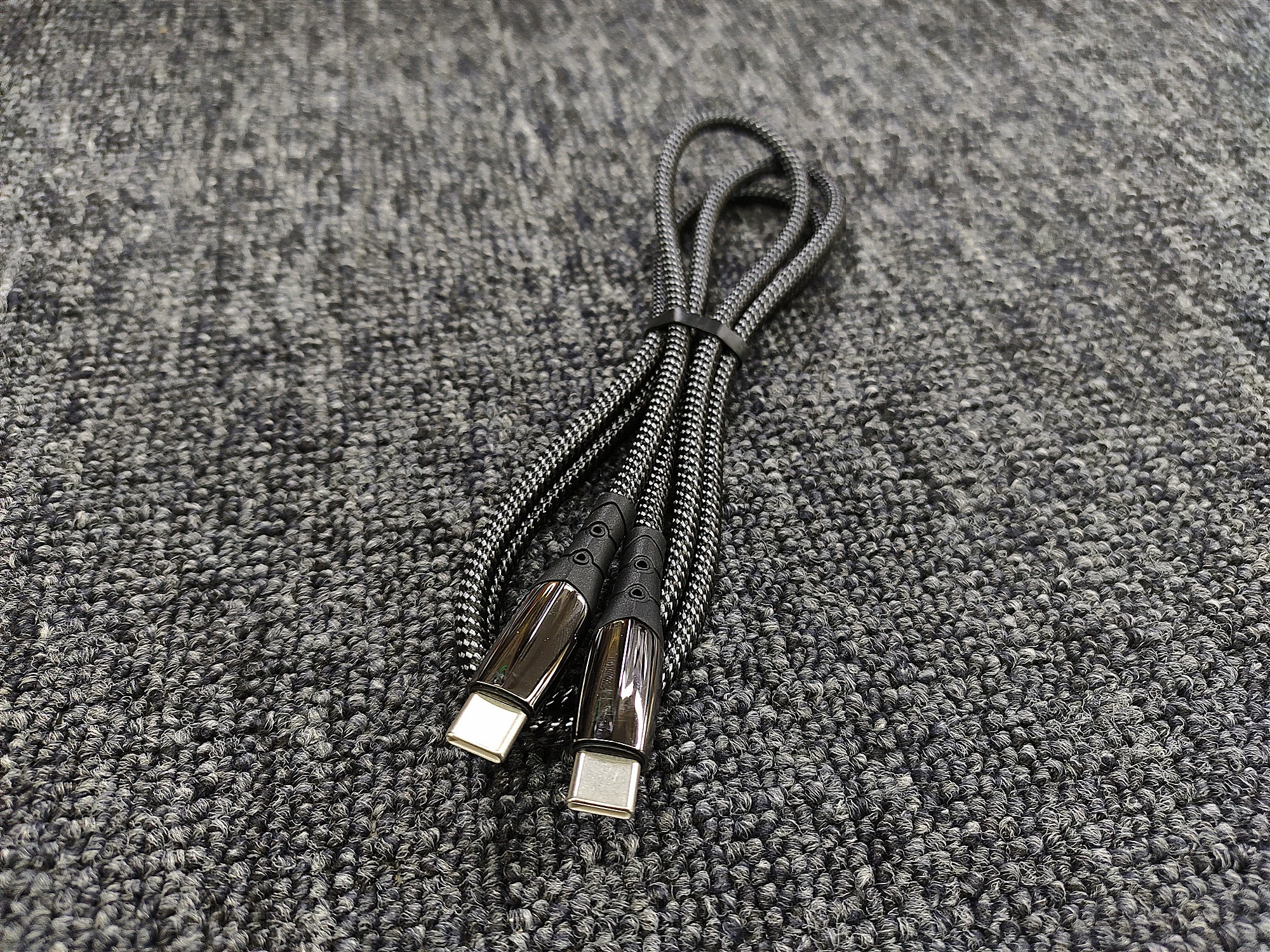 해외주문 Type-C to Type-C PD 60W 6A 고속충전 나일론 브레이드 케이블 (iPad Pro 호환) 1M  [ZBL034-106]