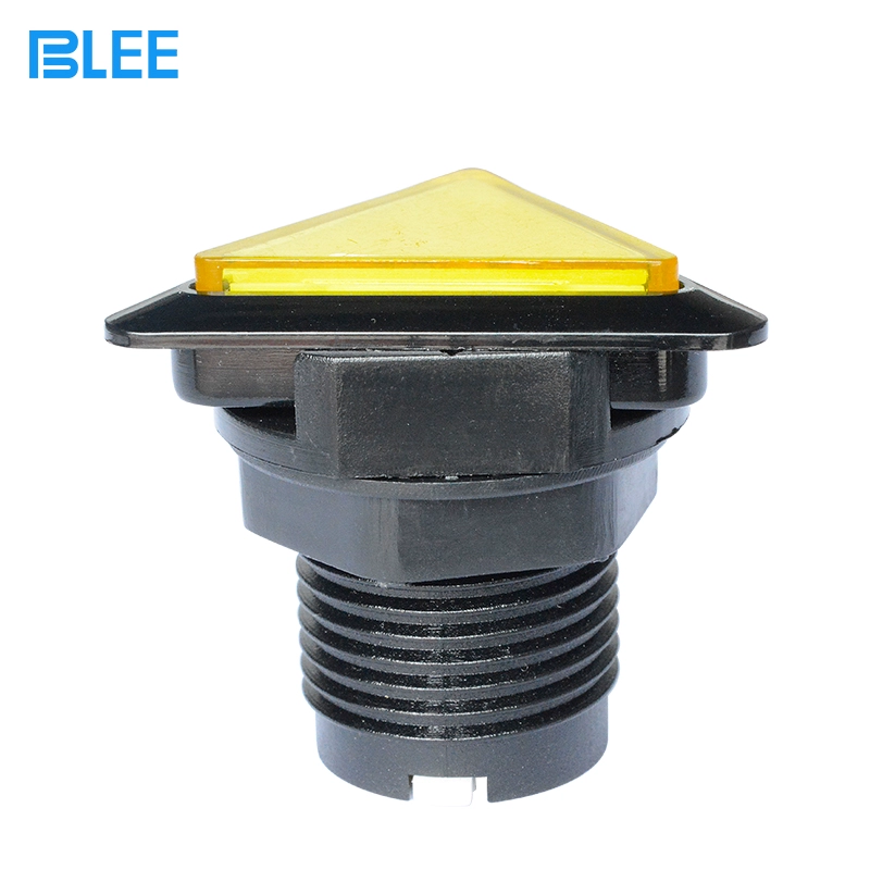 39x39x39mm 중형 삼각형 LED 버튼 12V 삼각 게임기 스위치 아케이드 부품 [BLEE-36]