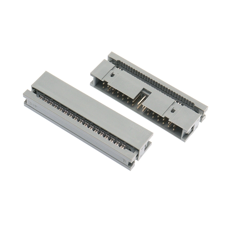 압착식 간이형 암놈 소켓 (회색) FC 커넥터 2.54mm 피치 - 무이어 DC3-10P-14P-16P-40P-50P-64P [ZCG006-012]