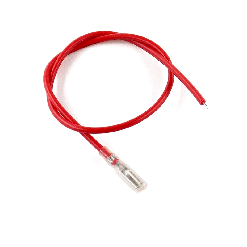 2.8mm-4.8mm-6.3mm 퀵 디스커넥터 단자 - 단일-양단 선박형-원형 스위치 버튼 연결선 [ZBN001-004]