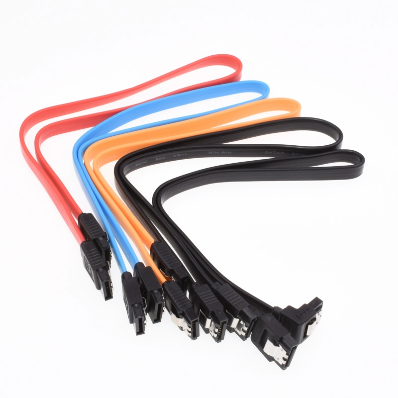 고속 SATA 2.0-3.0 SSD 시리얼 데이터 케이블 (SATA 3.0 케이블 6Gbps 8코어 동연선) [ZBN001-003]