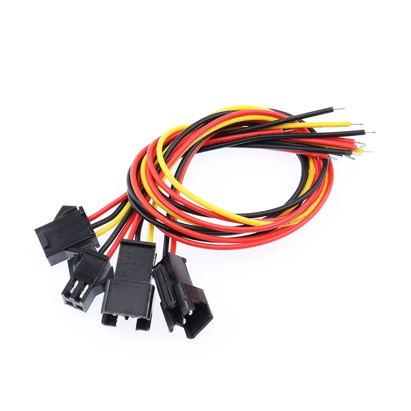 30CM SM 암수 대향 커넥터 케이블 - 2.54mm 피치 공중 대접합형 (배터리 충전 포트-LED 조명용 26AWG) [ZBE006-004]