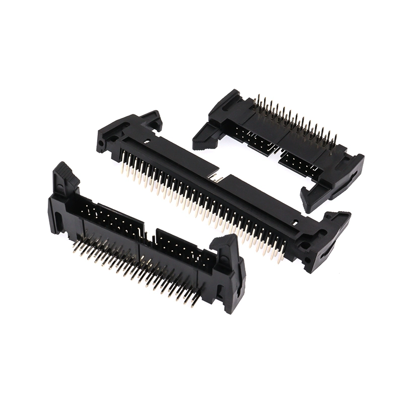 DC2 암컷 커넥터 2.54MM 앵글 핀 소켓 DC2-10P-8-14-20-40-64P 걸이 고정식 핀 헤더 [ZCG006-016]
