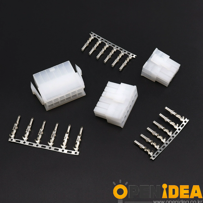 5557 5559 커넥터 4.2mm 피치 공중 대접 수 암 커넥터 하우징+수 암 단자 2 6 8 10핀 [ZCE063-081]