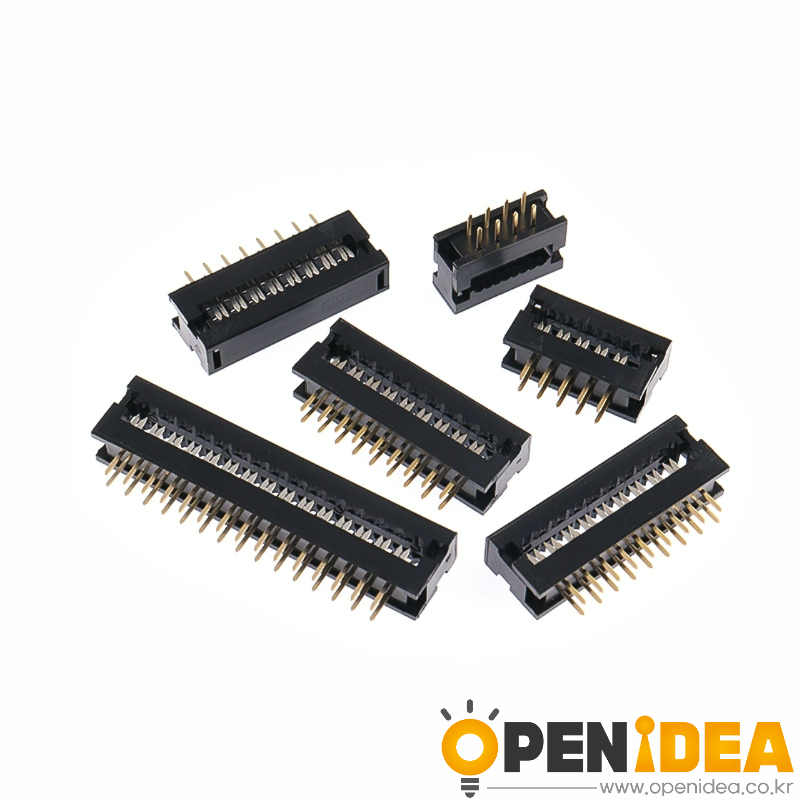 FD 압착형 PCB 헤더 2.54mm 커넥터 FD-6-8-10-14-16-20-26-40P [ZCG006-015]