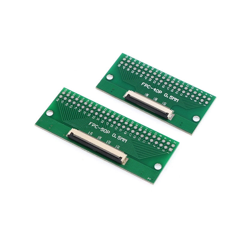 FPC-FFC 변환 보드 0.5mm 피치 6P-8P-10P-12P-0P-24P-26P-40P 연성 플랫 케이블 [ZCJ005-022]