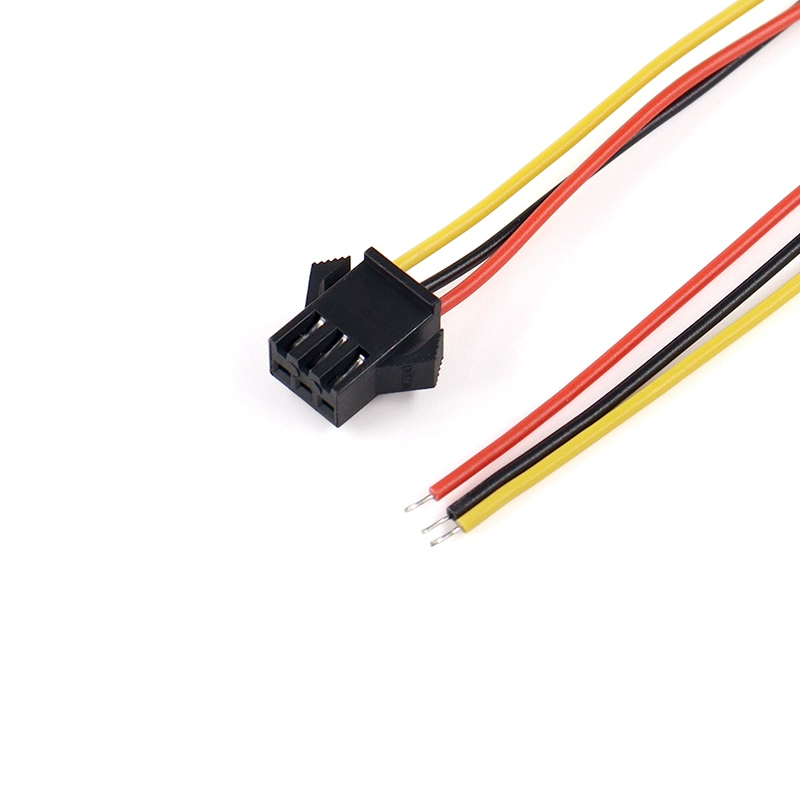 10CM SM 암수 대향 커넥터 케이블 - 2.54mm 피치 공중 대접합형 (배터리 충전 포트-LED 조명용 26AWG) [ZBE006-002]