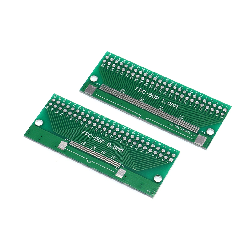 FPC 전환 보드 6P-10P-12P-60P 테스트 보드 0.5mm-1.0mm FFC to 2.54 양면 연성 케이블 전환 소켓 [ZCJ005-026]