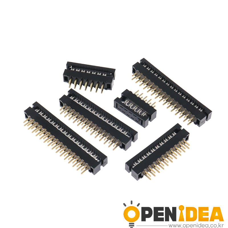 FD 압착형 PCB 헤더 2.0mm 피치 회색 평판 케이블 커넥터 10P-14P-20P-26P-30P-34P-40P [ZCG006-019]
