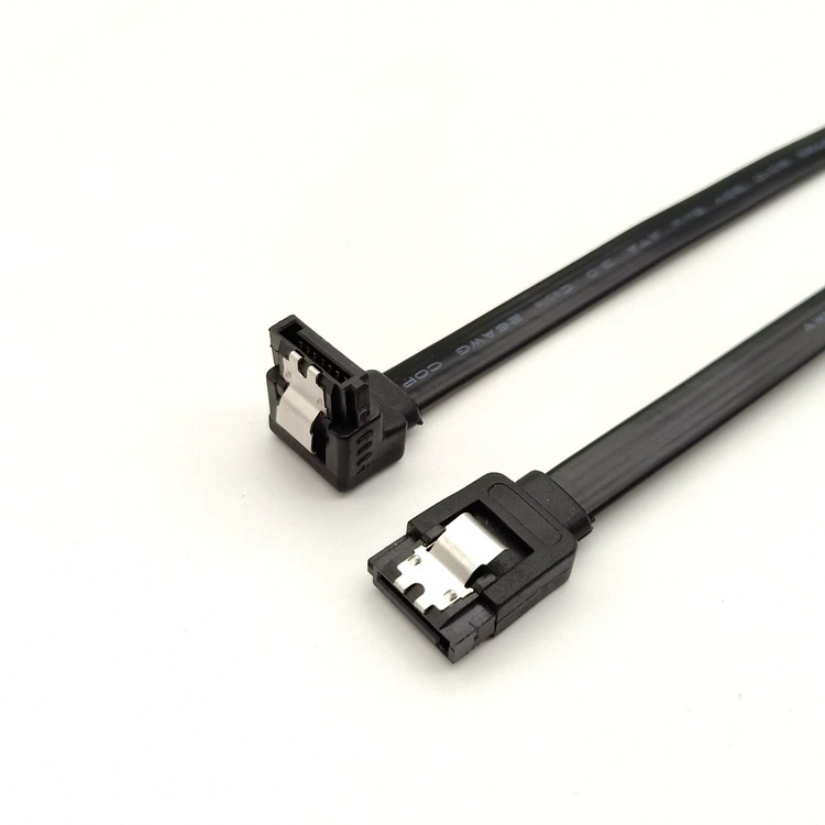 고속 SATA 2.0-3.0 SSD 시리얼 데이터 케이블 (SATA 3.0 케이블 6Gbps 8코어 동연선) [ZBN001-003]