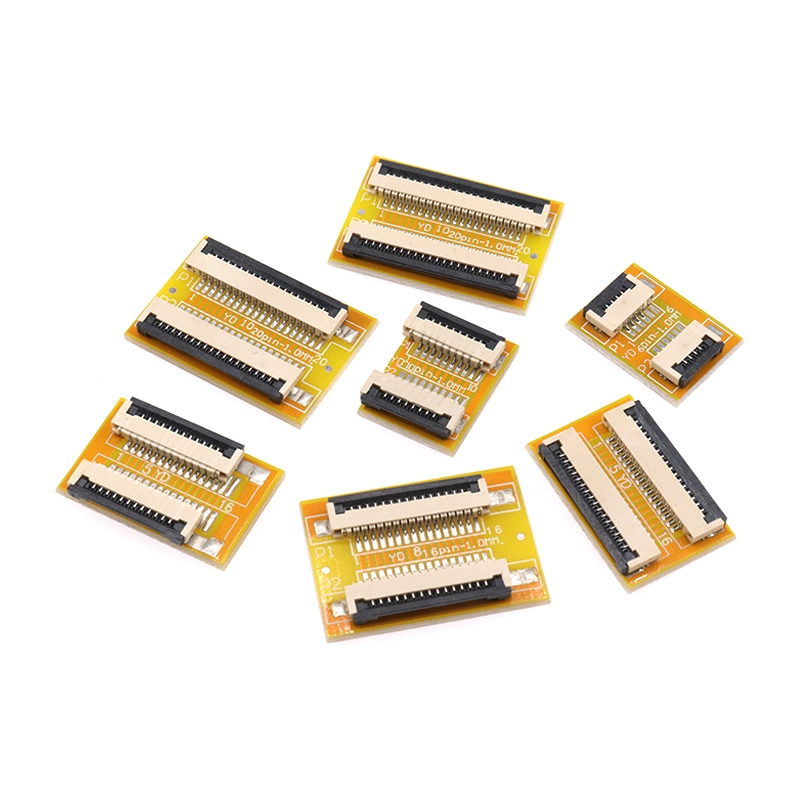 FFC-FPC 연장 케이블 변환 보드 1.0mm 피치 4P-5P-6P-10P-16P-20P-22P-28P-30P [ZCJ005-023]