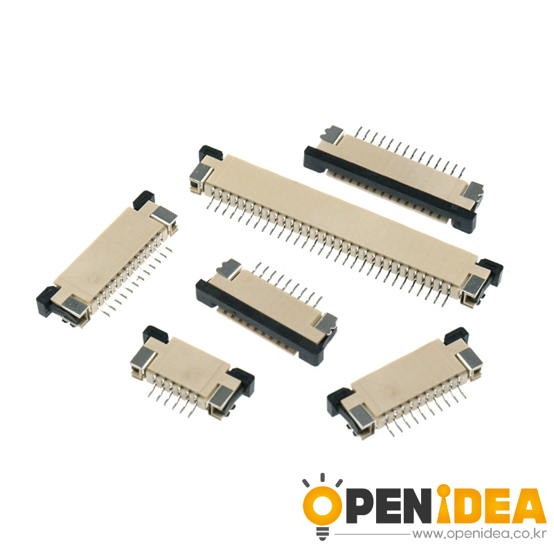 FFC-FPC 커넥터 소켓 1.0mm 상부 탈착식 40P-30P-20P-22P-10P-16P-8P-6P-4P [ZCJ005-027]