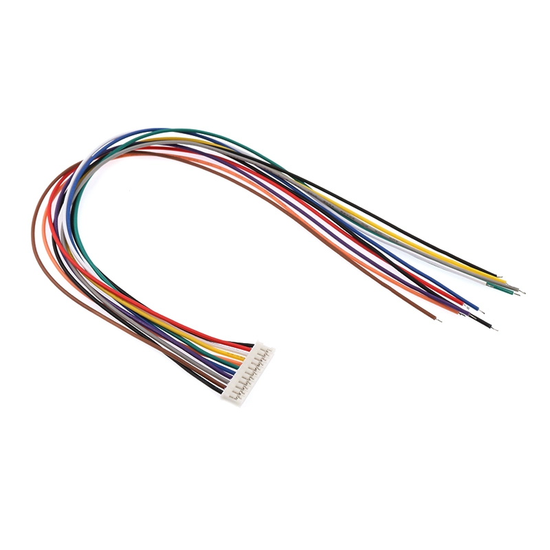 PH2.0mm 전자와이어 단자선 30cm 단일 헤드 주석 도금 컬러 리본 케이블 연결선 (2-3-4-6-8-9-10핀) [ZBA032-024]