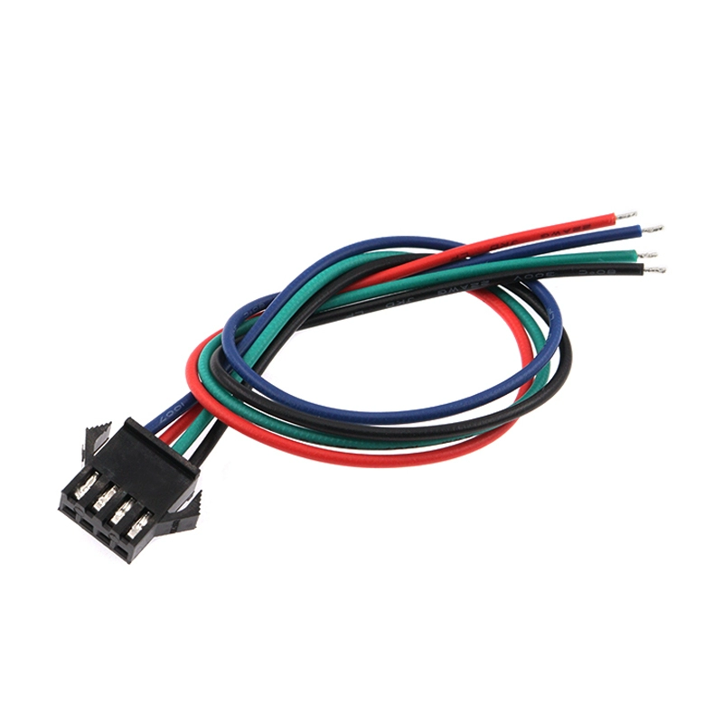 SM 암수 대칭 커넥터 2.54mm 공중 대접 플러그 2P-3P LED 등 배터리 단자 연결선 22AWG 20cm [ZBA032-016]