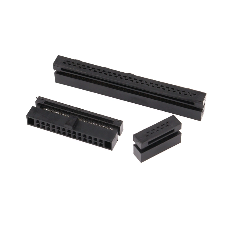FC 압착형 IDC 커넥터 피치 1.27mm 회색 평판 케이블 헤더 JTAG 플러그 6P-8P-10P-16P-20P-40P [ZCG006-017]