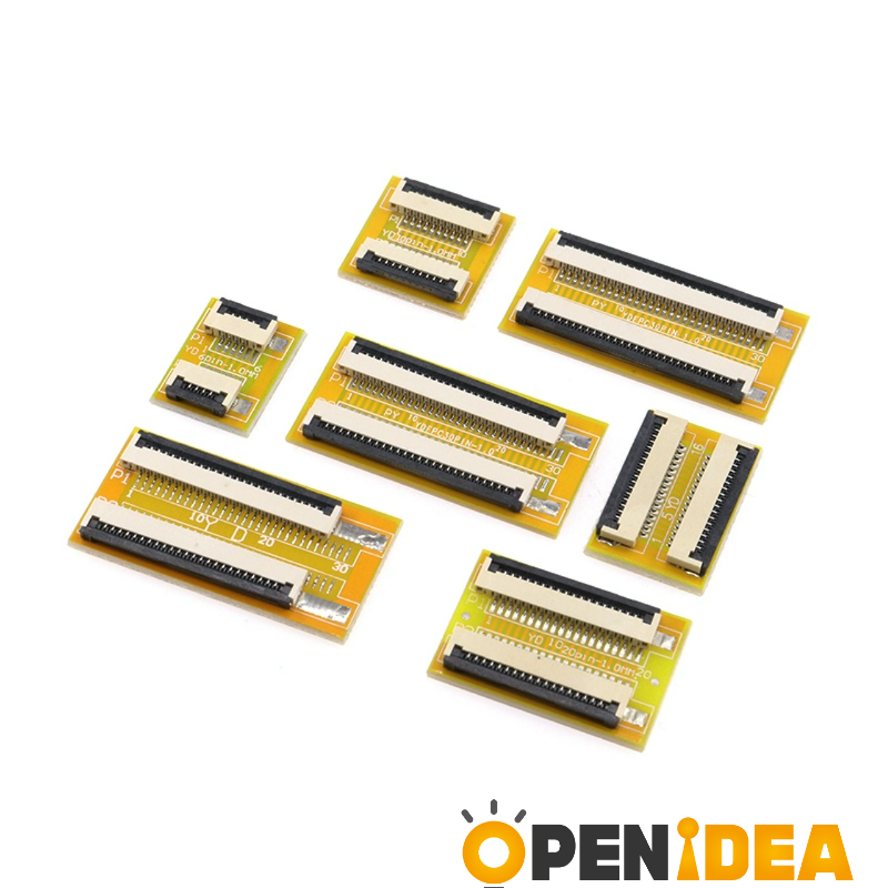 FFC-FPC 연장 케이블 변환 보드 1.0mm 피치 4P-5P-6P-10P-16P-20P-22P-28P-30P [ZCJ005-023]