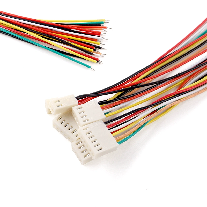 KF2510 단자선 연결선 1핀단자형 2P-3P-4P-5P-6P 전선 26awg 수 잭 30cm [ZBA032-015]