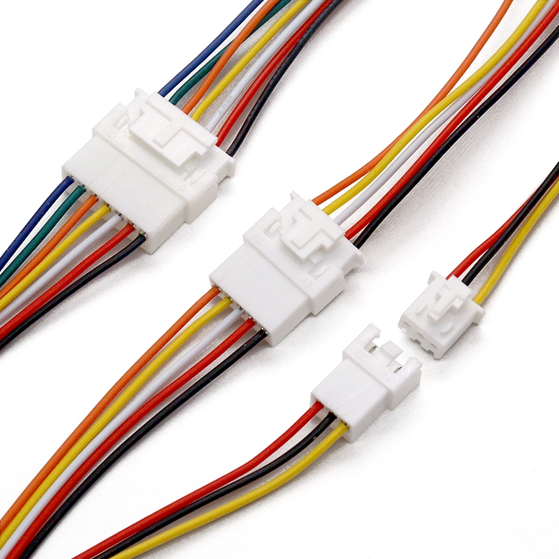XHB2.54mm 잠금 장치 부착 단자선 20cm 단방향 하우징(수전자) 컬러 전선 2P-3P-4P-5P-6P [ZBA032-013]