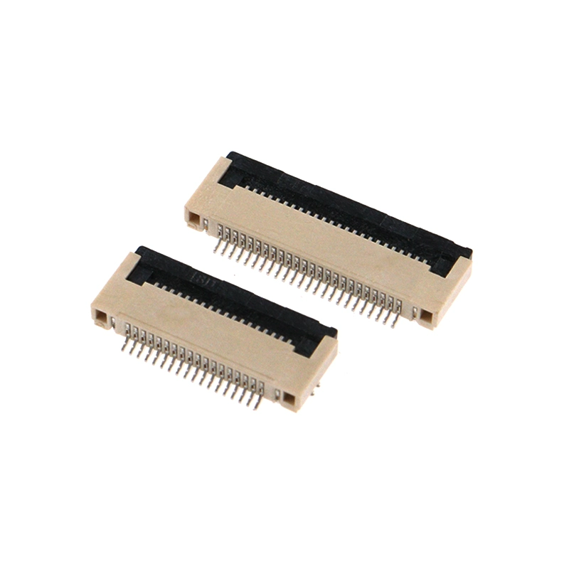 FPC 플립 잠금형 FFC 커넥터 LCD 평판 케이블 소켓 0.5mm 4P-5P-10P-20P-24P-30P-4P-60P [ZCJ005-020]