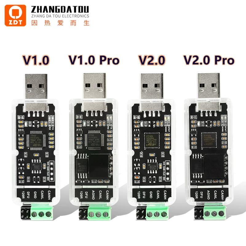 CANable 2.0 USB-CAN 변환 모듈 CAN 버스 분석기 오픈소스 절연형 [ZDT-016]