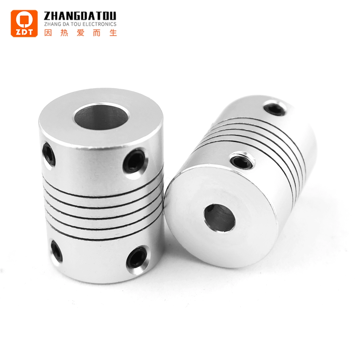 알루미늄 합금 탄성 커플링 3D 프린터 모터 커플링 스핀들 모터 3mm 5mm 6mm 8mm 10mm [ZDT-013]