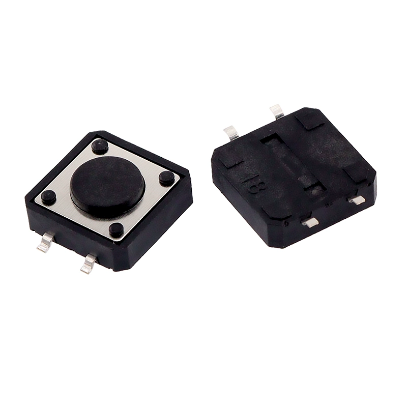 표면 실장형(SMD) 경량 터치 스위치 - 12×12mm 크기 높이 4.3-5-6-7.3-8-9-10mm 옵션 4핀 설계 [ZSA028-011]