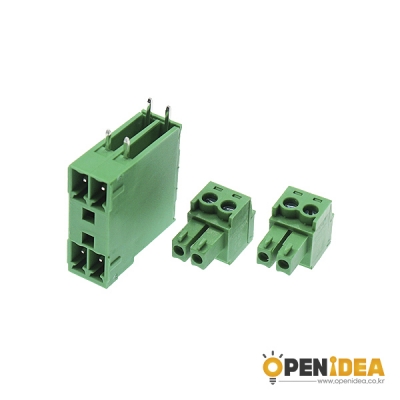 15EDGRH-3.81-2P M/F 터미널블럭 3.81mm (암1수2/세트) [OPEN-CE046-001]