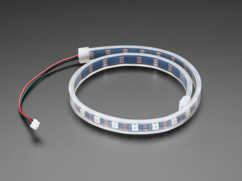 Adafruit NeoPixel LED Strip with 3-pin JST PH Connector - 60 LED/meter / 0.5 Meter