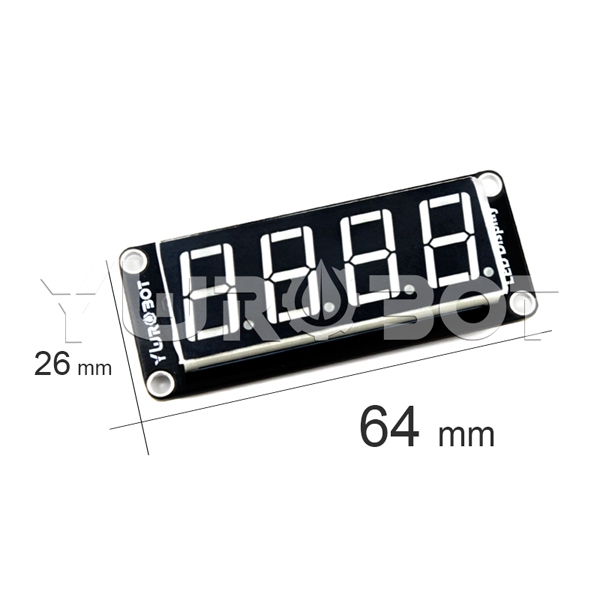 [YwRobot] 아두이노 TM1637 7 segmen LED 모듈 블루 [ELB080017]