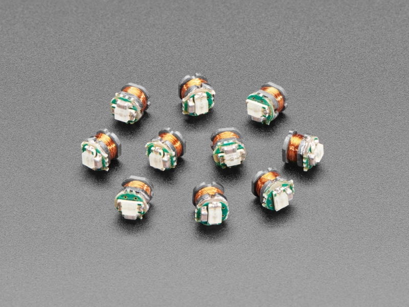 Small Inductive Wireless LEDs - 10 Pack - Yellow
