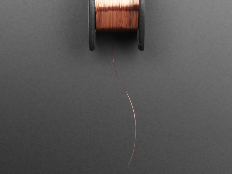 Enameled Copper Magnet Wire – 11 meters / 0.1mm diameter