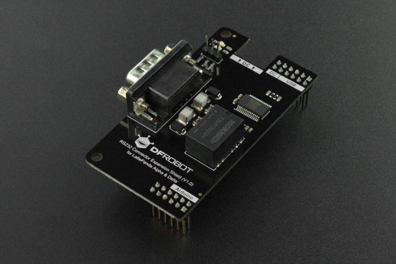 RS232 Connector Expansion Shield for LattePanda Alpha-Delta