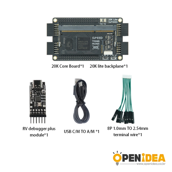 Sipeed Tang Primer 20K GW2A FPGA GoAI 코어보드 20K lite 보드 키트 (핀헤더 납땜) [OPEN-TJ60-015]