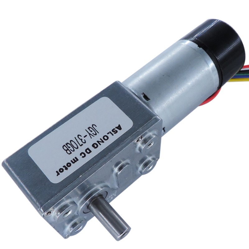 Dc 모터 6V 12V 터보 웜 인코더 감속 기어드 모터 고 토크 저소음 긴 수명 가변 속도 Bldc 모터 [OPEN-ZMA23-06]