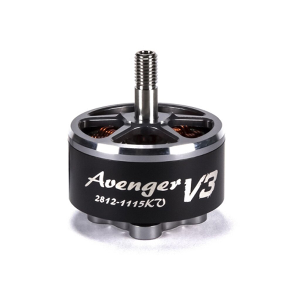 Brotherhobby Avenger 2812 V3 900KV 1115KV 브러시리스 모터 5-8S 티타늄 중공 축 RC FPV용 7-9 인치 프로펠러 [ZMA24-42]