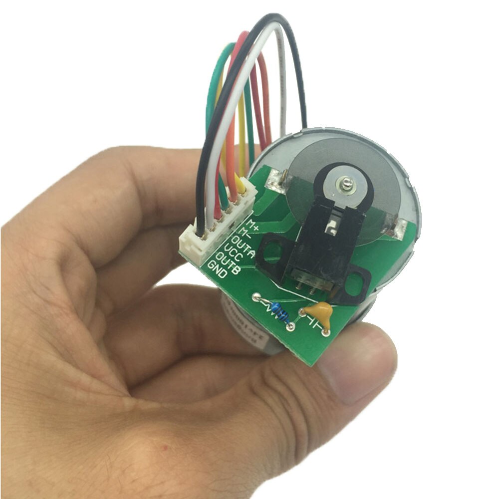 DC 미니 모터 JGB37-3530A DC 기어 모터 12-1600rpm 광학 인코더 24V DC 모터 Reductor 12V 광전 식 엔코더 [OPEN-ZMA22-39]